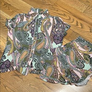 Soma Cool Nights Paisley Print Set